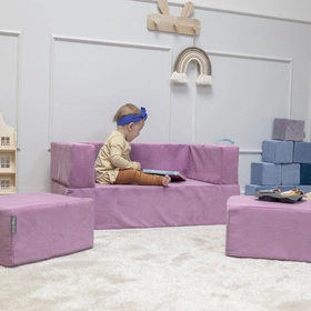 KiddyMoon SBM-K-900 Mebel piankowy, fioletowy