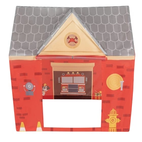 Domek do zabawy PH-400X z piłeczkami 6cm Zabawka namiot dla dzieci, czerwono-szary: czarny-biały-czerwony-babyblue