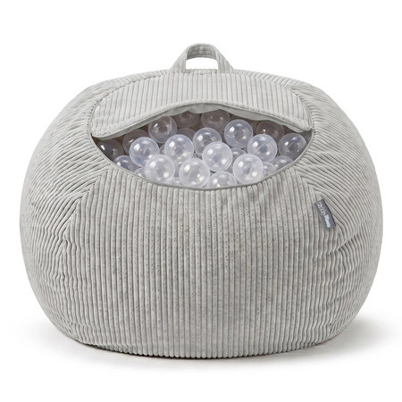 KiddyMoon fotel 2w1 worek na pluszaki