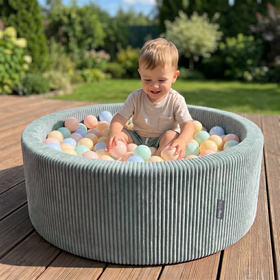 KiddyMoon ANAFI basen piankowy z piłeczkami 7 cm