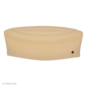 KiddyMoon IP-001 Dmuchana łódka Zabawka sensoryczna, beżowy
