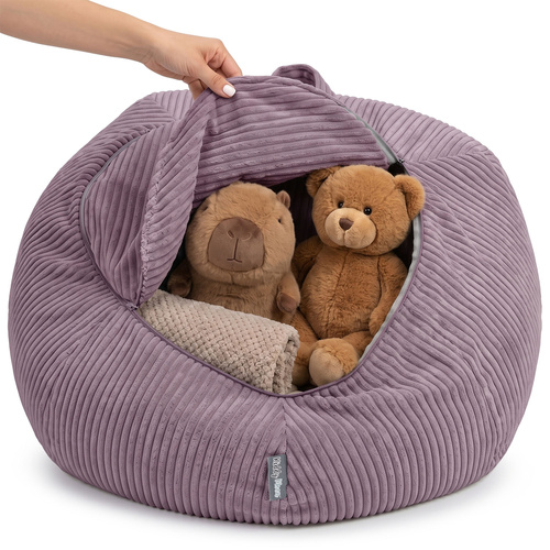 KiddyMoon fotel 2w1 worek na pluszaki