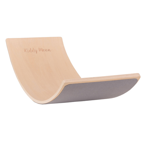 KiddyMoon Deska balansująca BB-002 Zabawka sportowa, natural