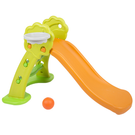 SL-001 Zabawka zjeżdżalnia, pomarańcz-zielony-zielony