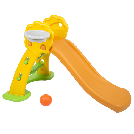SL-001 Zabawka zjeżdżalnia, pomarańcz-żółty-zielony